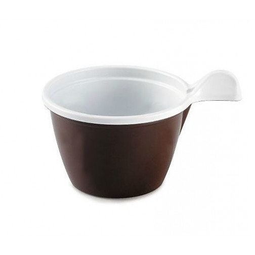 Tasse à café en plastique x 50 pièces - brun - Inspiration by Sabel